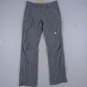Eddie Bauer First Ascent Guide Pro Pants Mens 34x34 Fleece Lined Gray Hiking